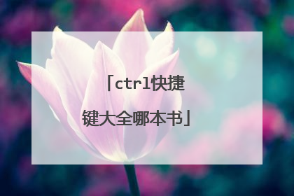 ctrl快捷键大全哪本书