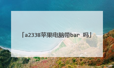 a2338苹果电脑带bar 吗