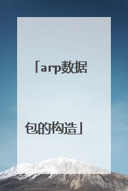 arp数据包的构造