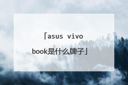 asus vivobook是什么牌子