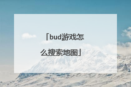 bud游戏怎么搜索地图