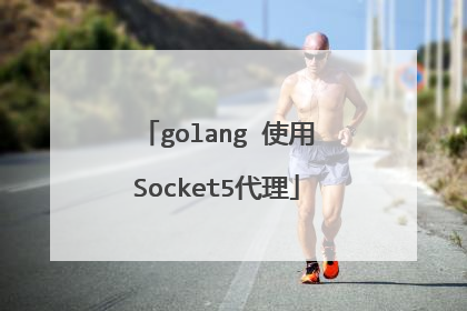 golang 使用Socket5代理