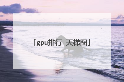 gpu排行 天梯图