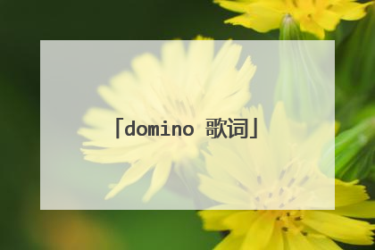 domino 歌词