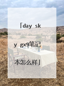 day sky gx9笔记本怎么样