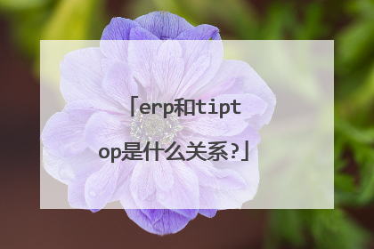 erp和tiptop是什么关系?