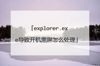 explorer.exe导致开机黑屏怎么处理