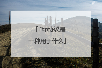 ftp协议是一种用于什么