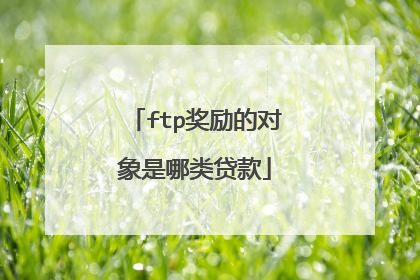 ftp奖励的对象是哪类贷款