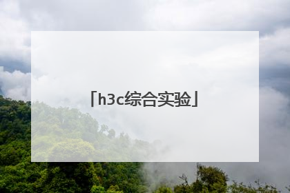 h3c综合实验