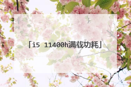 i5 11400h满载功耗
