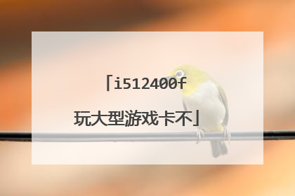 i512400f玩大型游戏卡不