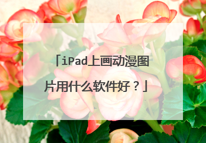 iPad上画动漫图片用什么软件好?