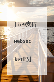 ie9支持websocket吗