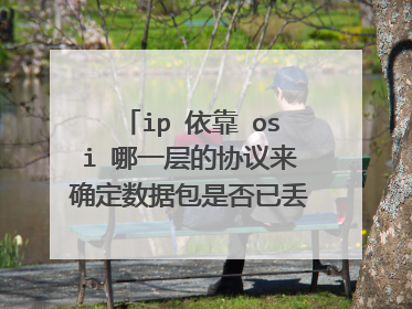 ip 依靠 osi 哪一层的协议来确定数据包是否已丢失并请求重传