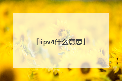 ipv4什么意思