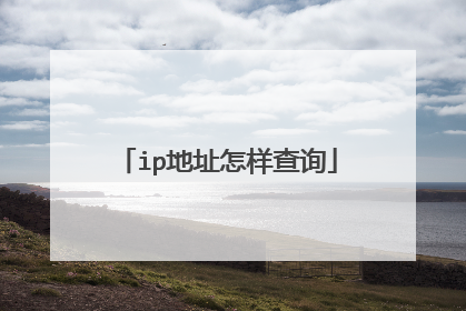 ip地址怎样查询