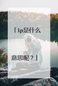ip是什么意思呢？