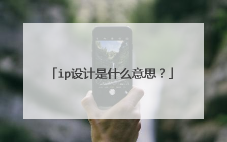 ip设计是什么意思？