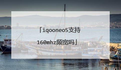 iqooneo5支持160mhz频宽吗