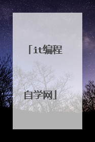 it编程自学网
