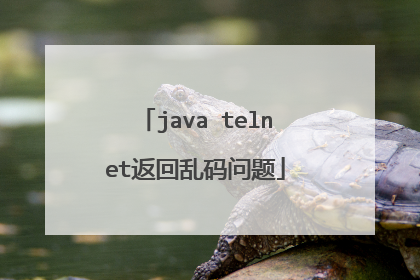 java telnet返回乱码问题