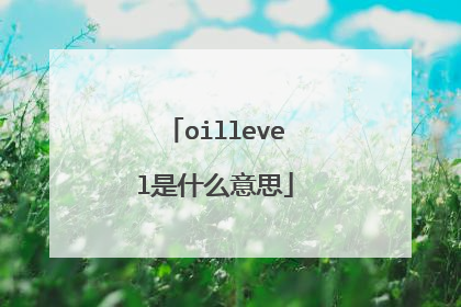 oillevel是什么意思
