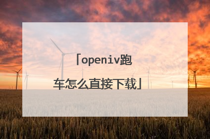 openiv跑车怎么直接下载