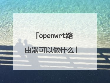 openwrt路由器可以做什么