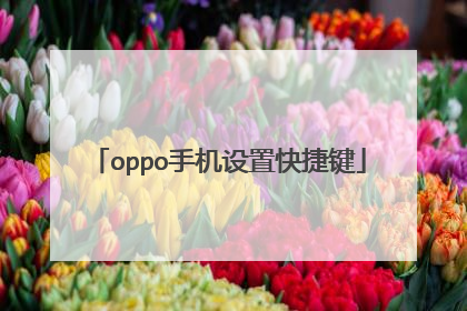 oppo手机设置快捷键