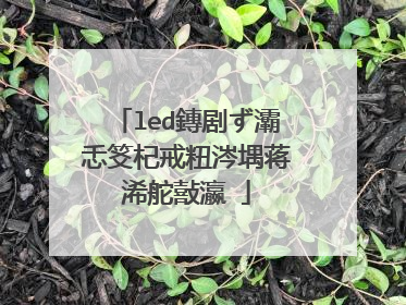 led鏄剧ず灞忎笅杞戒粈涔堣蒋浠舵敼瀛�