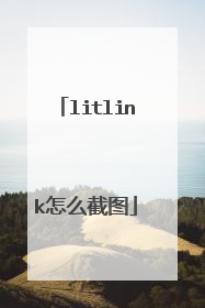 litlink怎么截图
