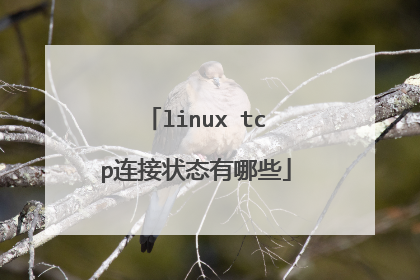 linux tcp连接状态有哪些