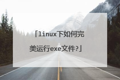 linux下如何完美运行exe文件?