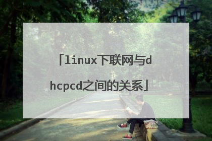linux下联网与dhcpcd之间的关系