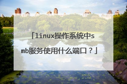 linux操作系统中smb服务使用什么端口？