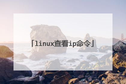 linux查看ip命令