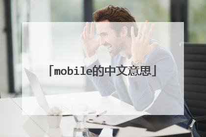 mobile的中文意思