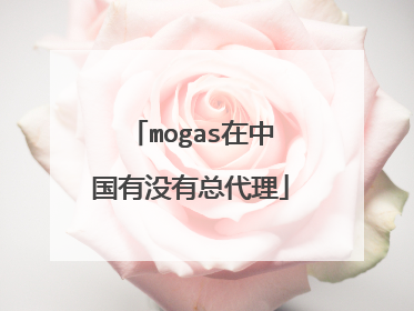 mogas在中国有没有总代理