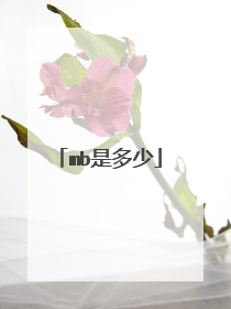mb是多少