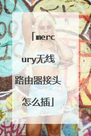 mercury无线路由器接头怎么插