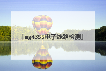 mg4355电子线路检测