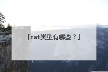 nat类型有哪些？