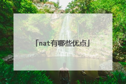 nat有哪些优点