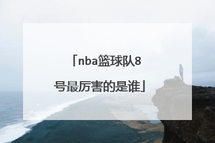 nba篮球队8号最厉害的是谁