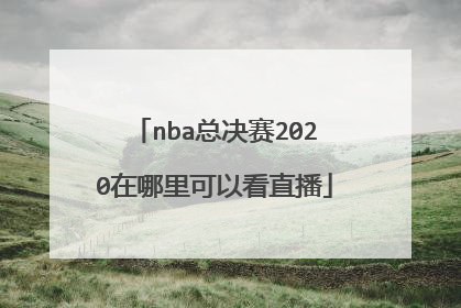 nba总决赛2020在哪里可以看直播