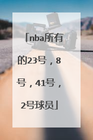 nba所有的23号，8号，41号，2号球员