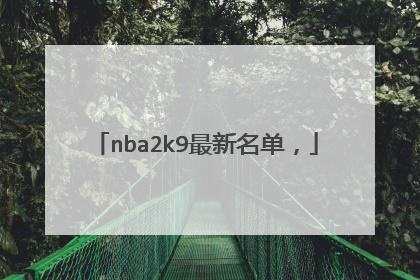 nba2k9最新名单,