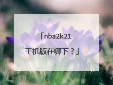 nba2k21手机版在哪下?