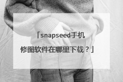 snapseed手机修图软件在哪里下载?